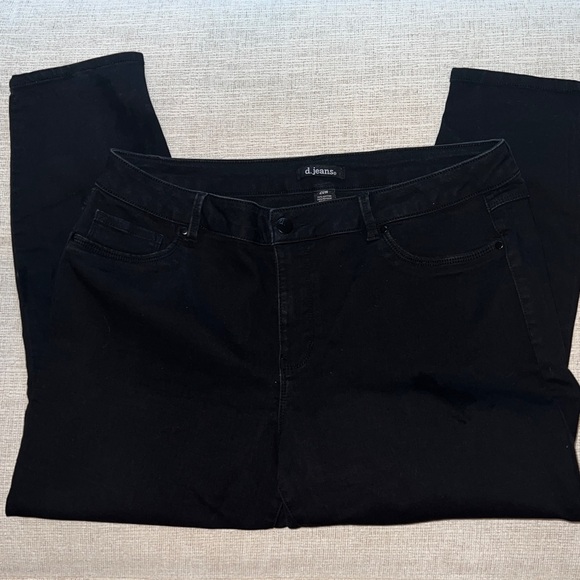 d. jeans Women’s Plus Skinny Jeans in Black size 20W - Picture 8 of 9
